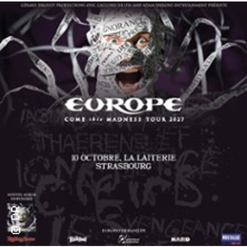 Europe - Come This Madness Tour 2027
