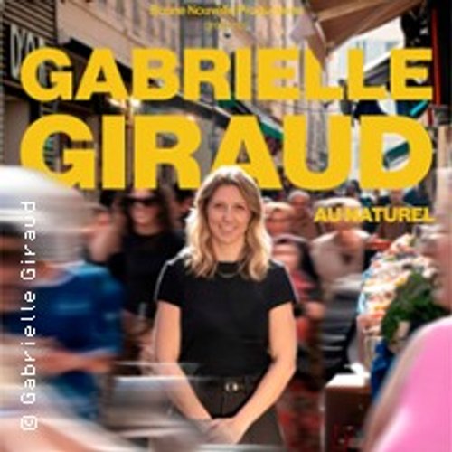 Gabrielle Giraud - Au Naturel, Tournée